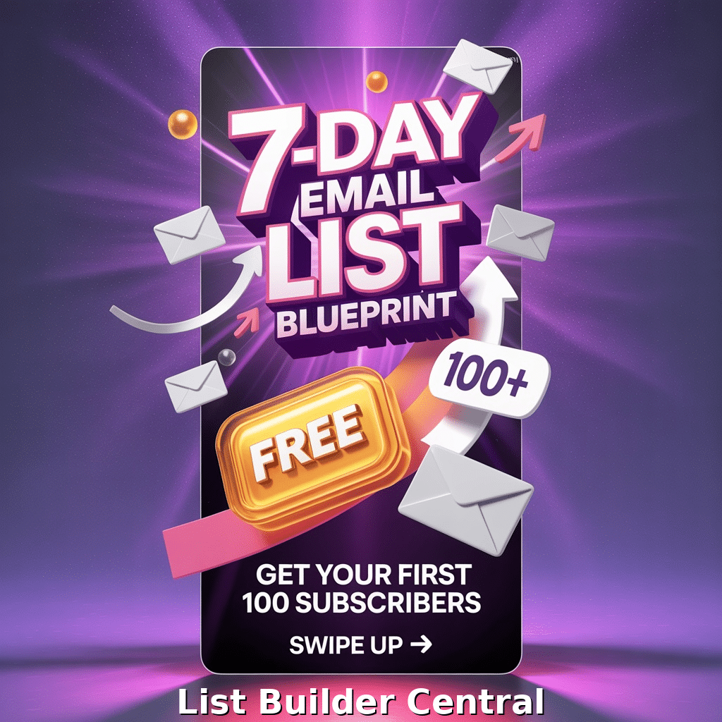 7 Day List Building Blueprint - List Builder Central